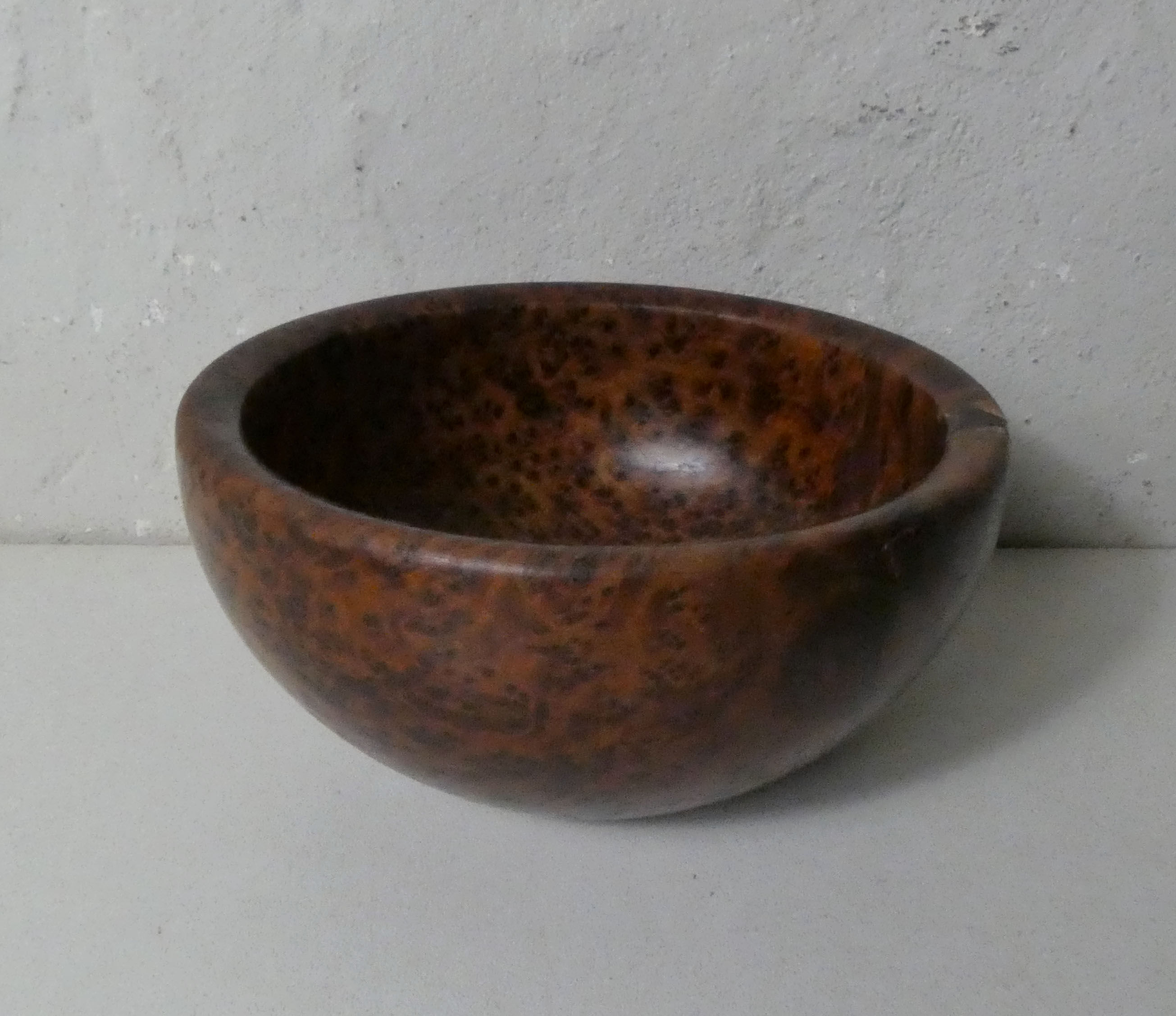 2 wooden bowls turned