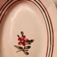 Pair of Armelle Sarreguemines hand-painted dishes