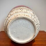 Vintage red ceramic planter