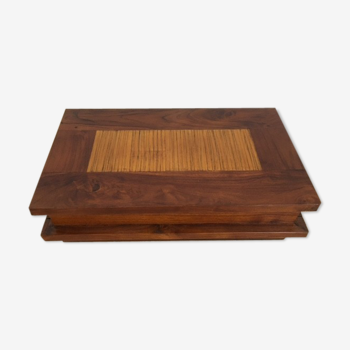 Table basse en bois exotiques et précieux