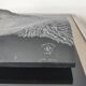 Black marble sculpture