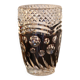 Art Deco vase in two-tone black and clear crystal, Val-Saint-Lambert, circa 19
