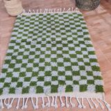 Tapis berbère bohemian en laine fait main 150 X 100 CM