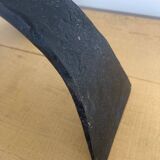 Pair of brutalized wrought iron candlesticks