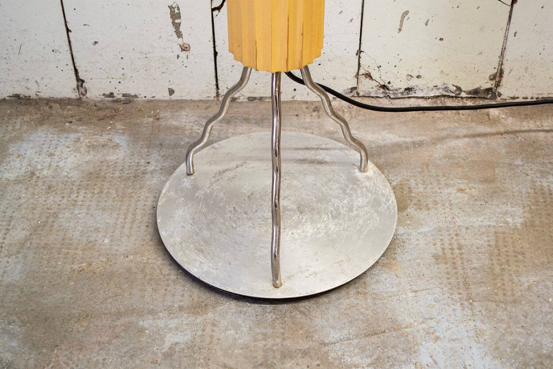 Halogen floor lamp by Ugo La Pietra for Abitare Il Tempo for Lumi, 1980s.