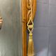 High mirror 118x78 art deco era solid walnut