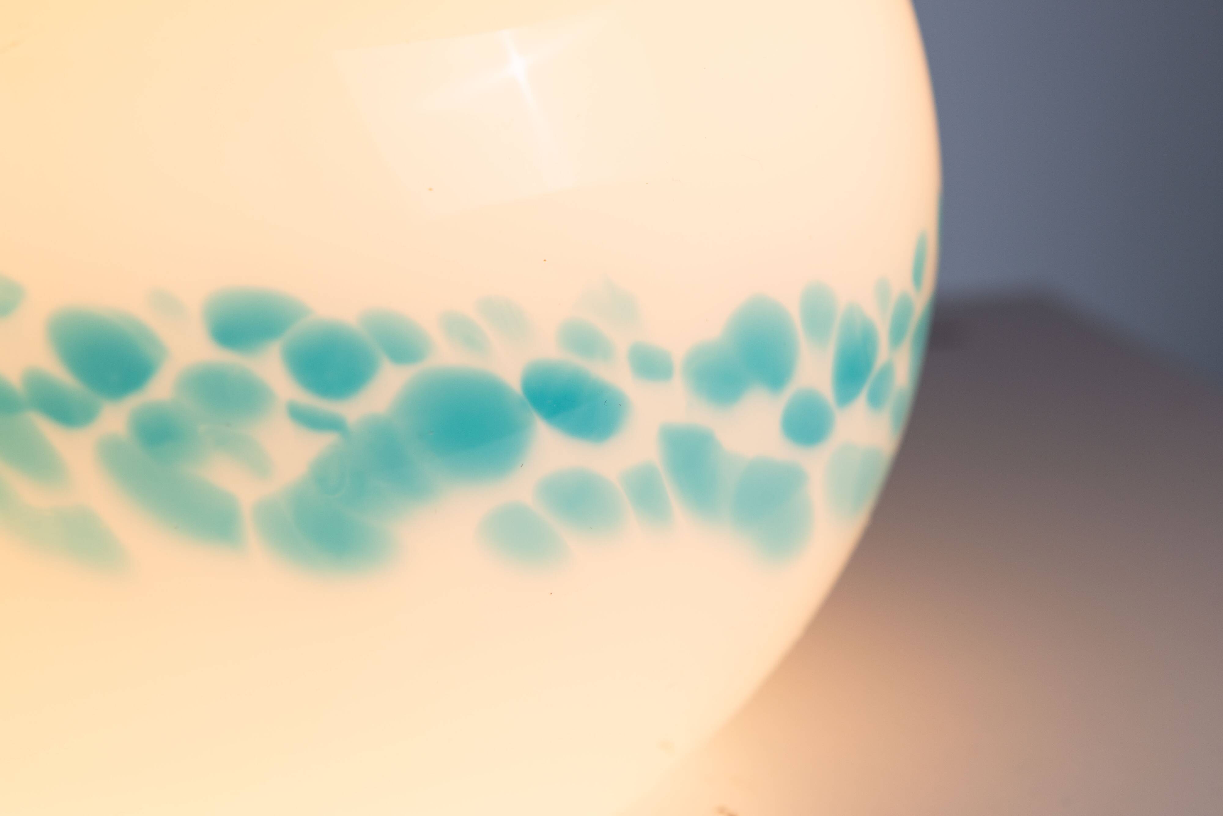 Large ‘‘Rosalinda’’ Murano glass mushroom table lamp, 1970s, Italy