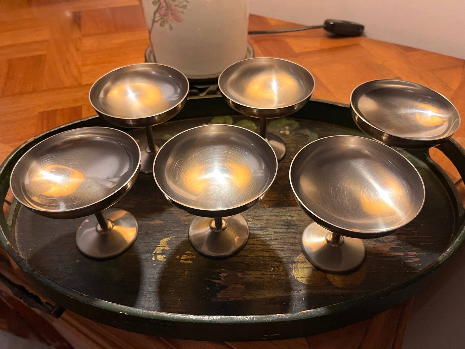 Set  of 6 ice cream cups