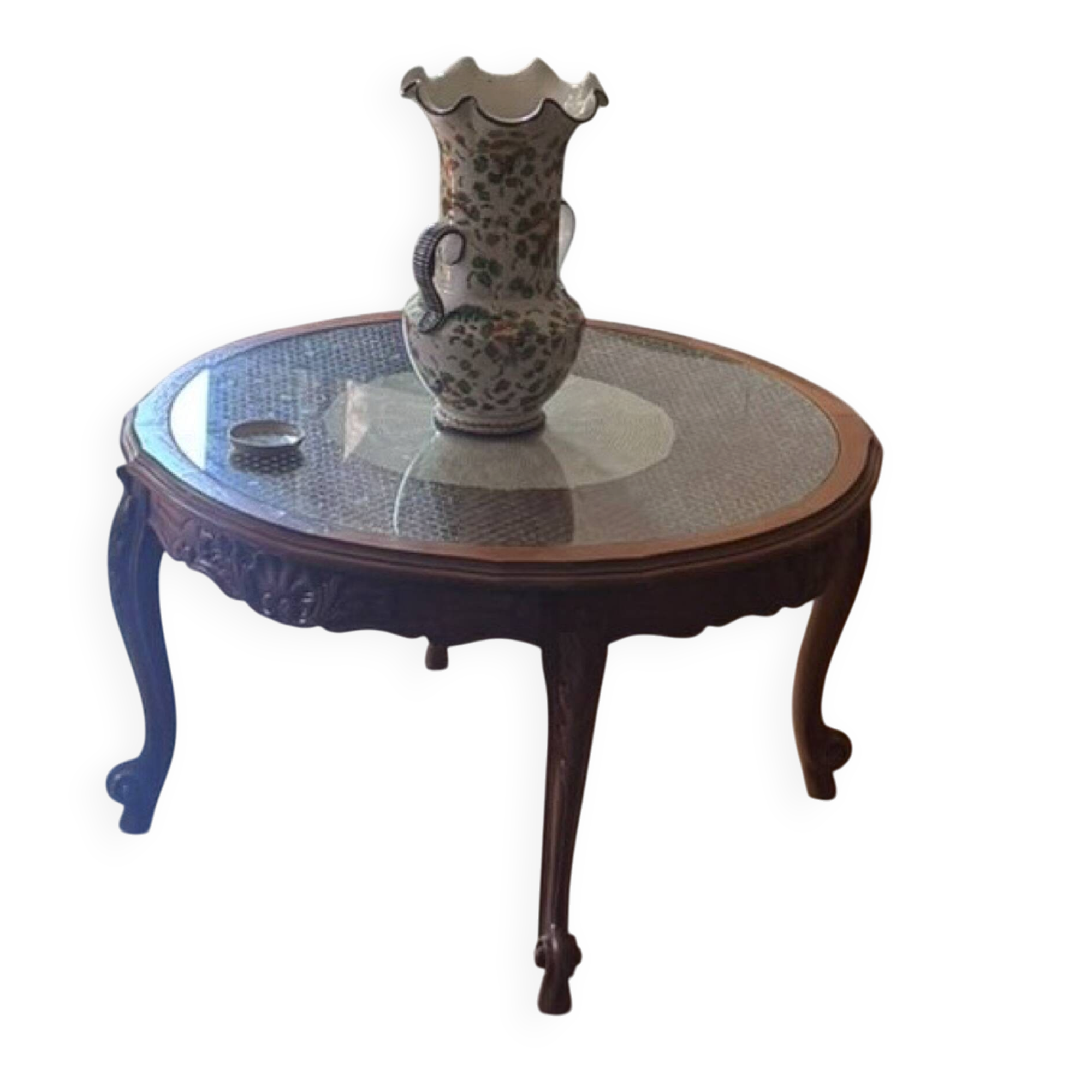 Table basse merisier massif