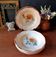 6 vintage soup plates Sarreguemines Digoin