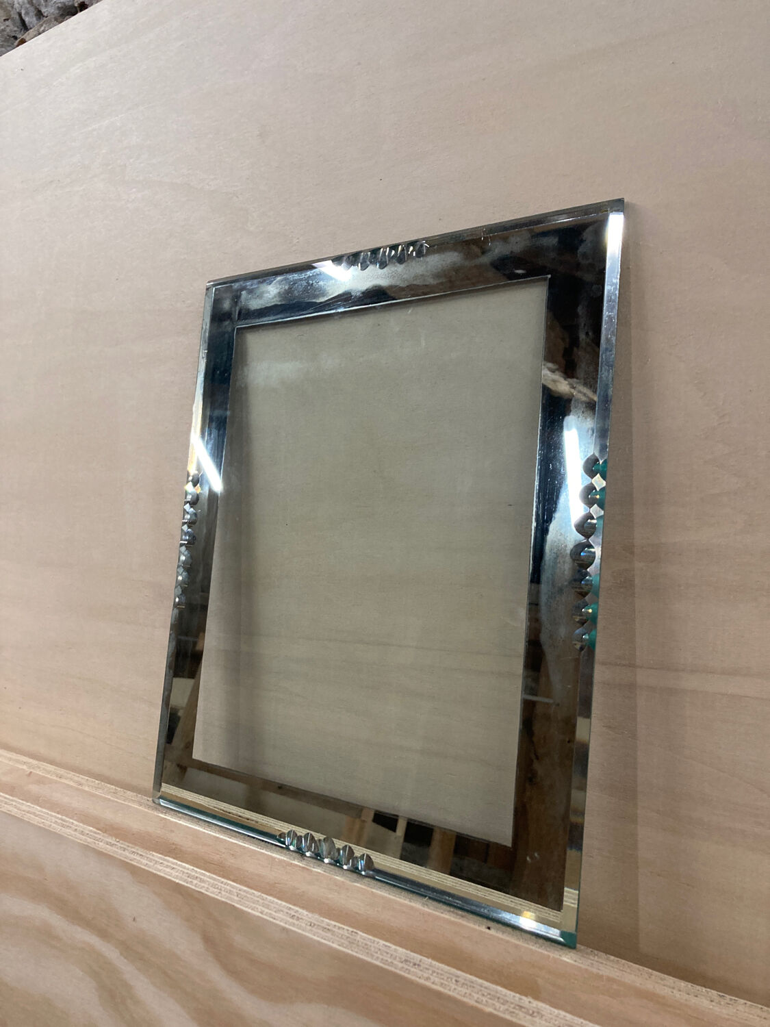 Cadre miroir vintage rectangulaire