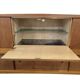 XL vintage sideboard with ceramic accents