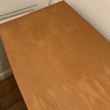 Folding wooden table / console