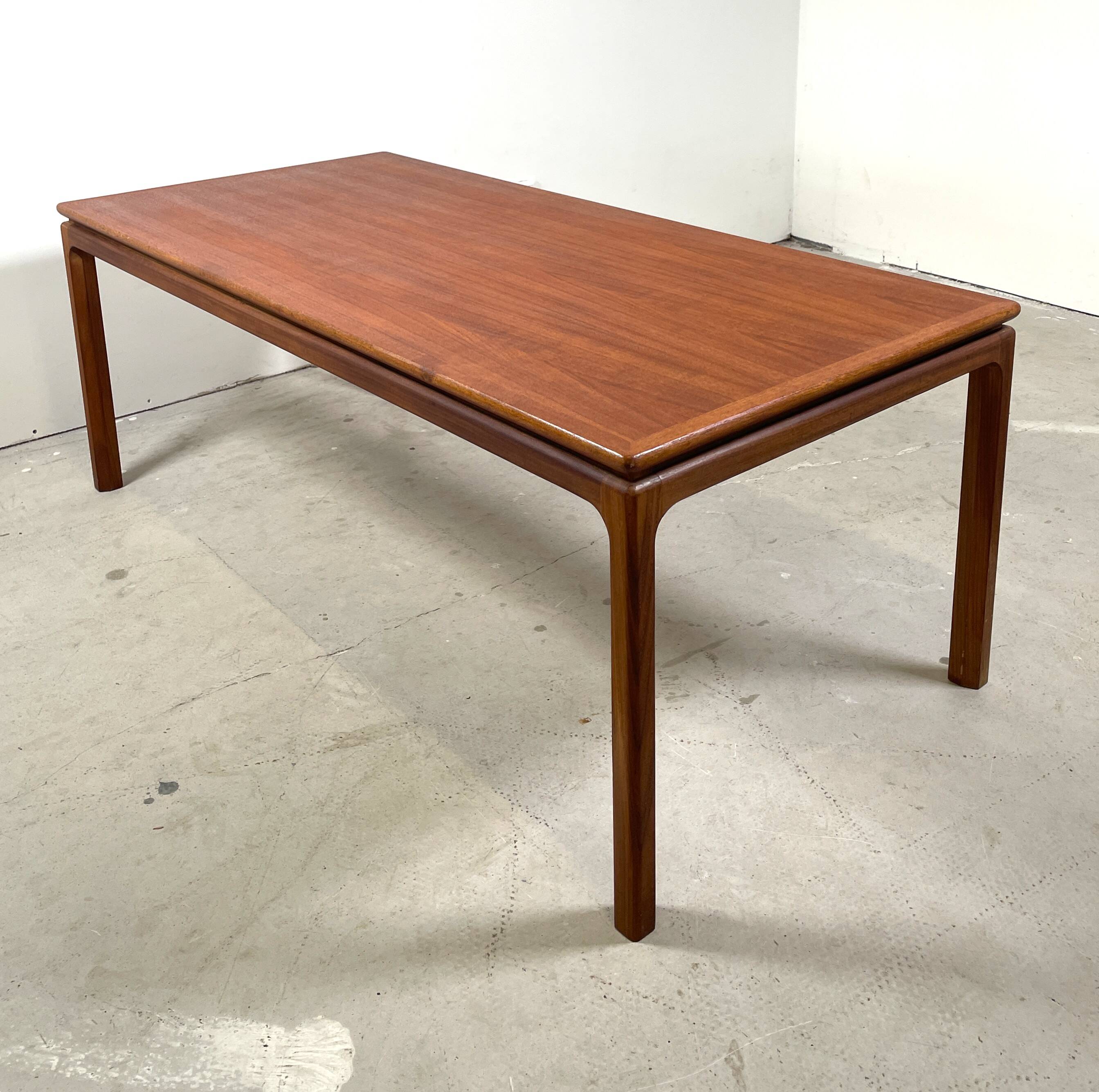 Danish teak coffee table, Aksjel Kjersgaard style
