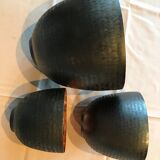Hammered metal jars