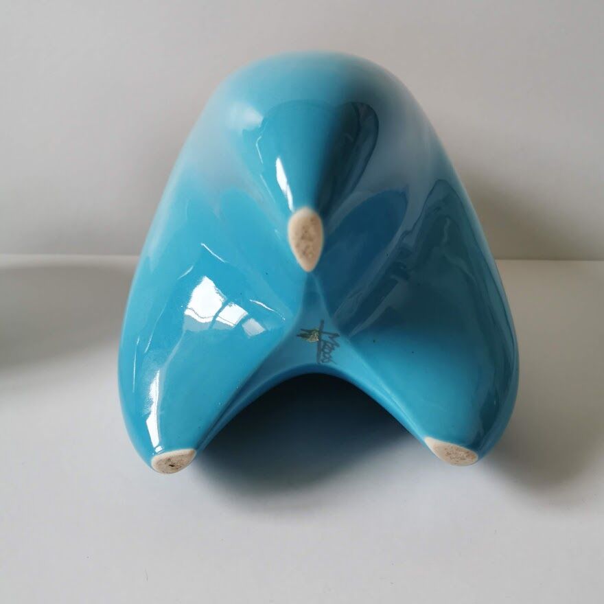 Free-form ceramic vintage vase