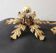 Gilded hand-forged Florentine wall lamp Hans Kögl style, Italy