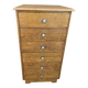 Petite Commode chêne six tiroirs