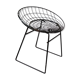 Black KM05 Wire Stool by Cees Braakman & Adriaan Dekker for Pastoe, 1960's