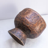 Handmade African wooden salad bowl