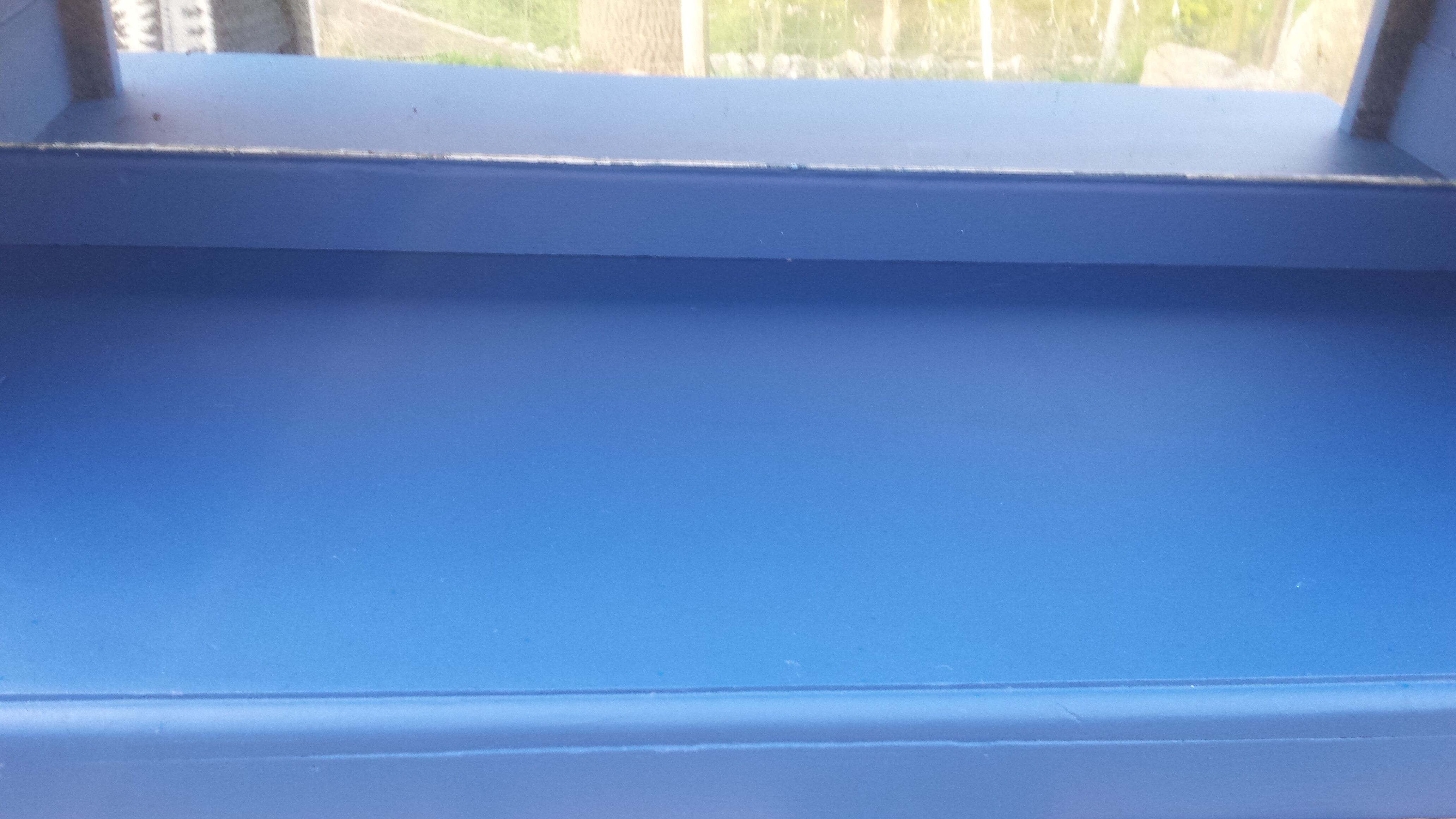 Buffet Mado narrow blue and caning