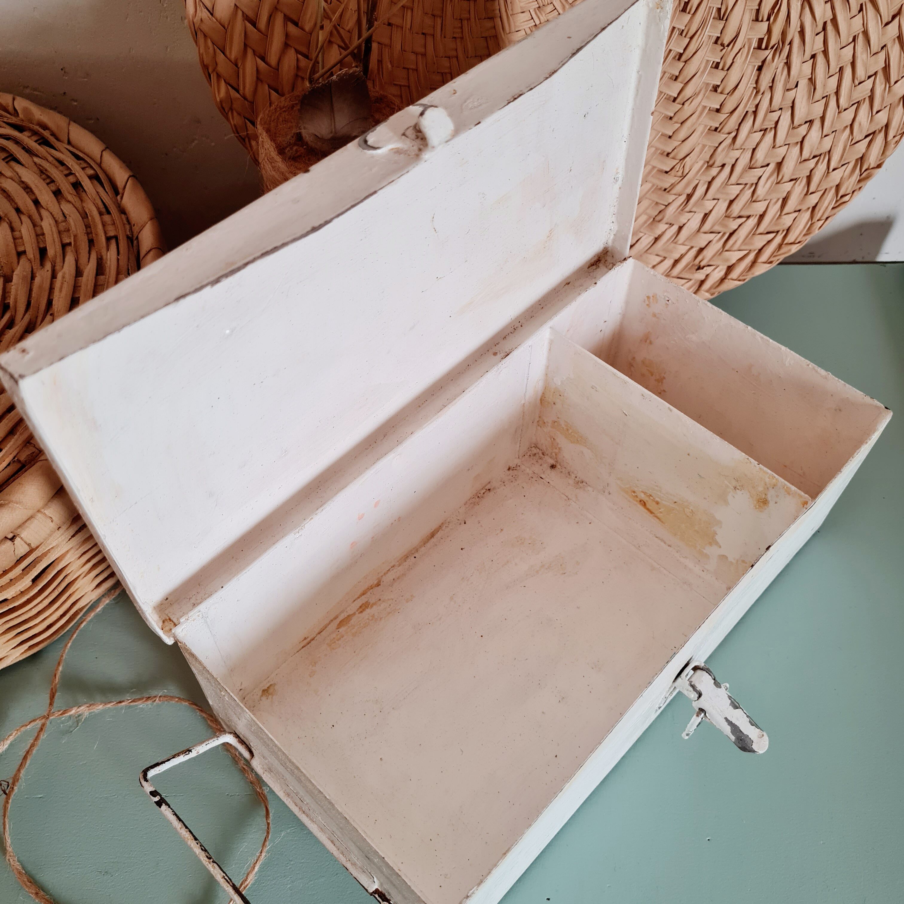 White metal workshop box