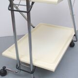 1970s trolley in chrome and plastic