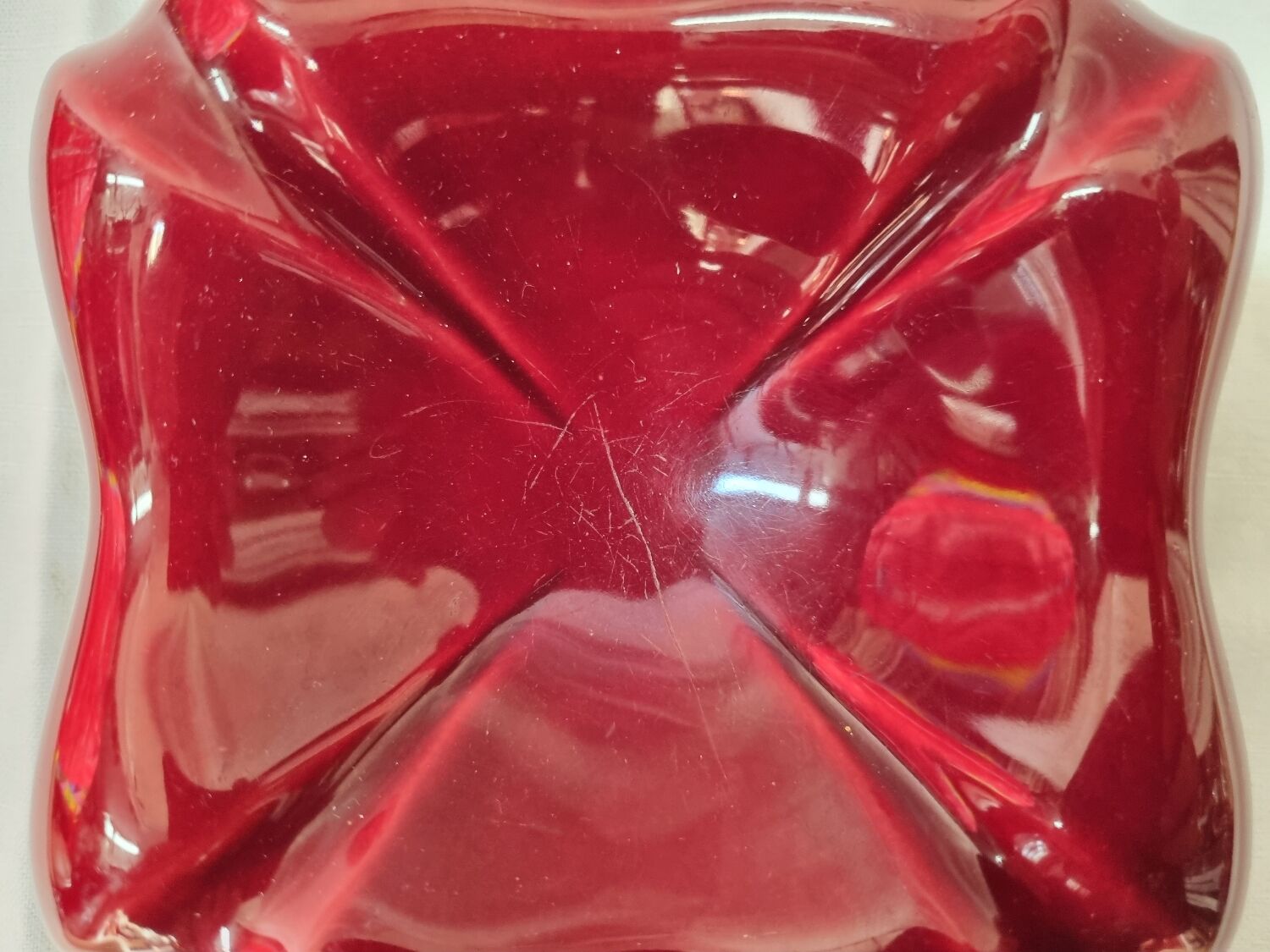 St Clément earthenware ashtray from 1950