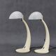 1970s Pair of Veneta Lumi Table Lamps  model Virgola, Italy