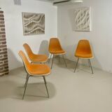 Set of 4 DSW Eames chairs – Herman Miller (1952)