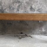 Brutalist rectangular coffee table - vintage 1960s