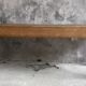 Brutalist rectangular coffee table - vintage 1960s