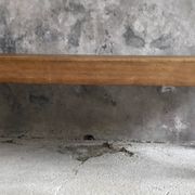 Brutalist rectangular coffee table - vintage 1960s