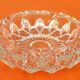 1970s Ashtray transparent and chiseled glass