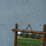 Bamboo-style mirror 57x41cm