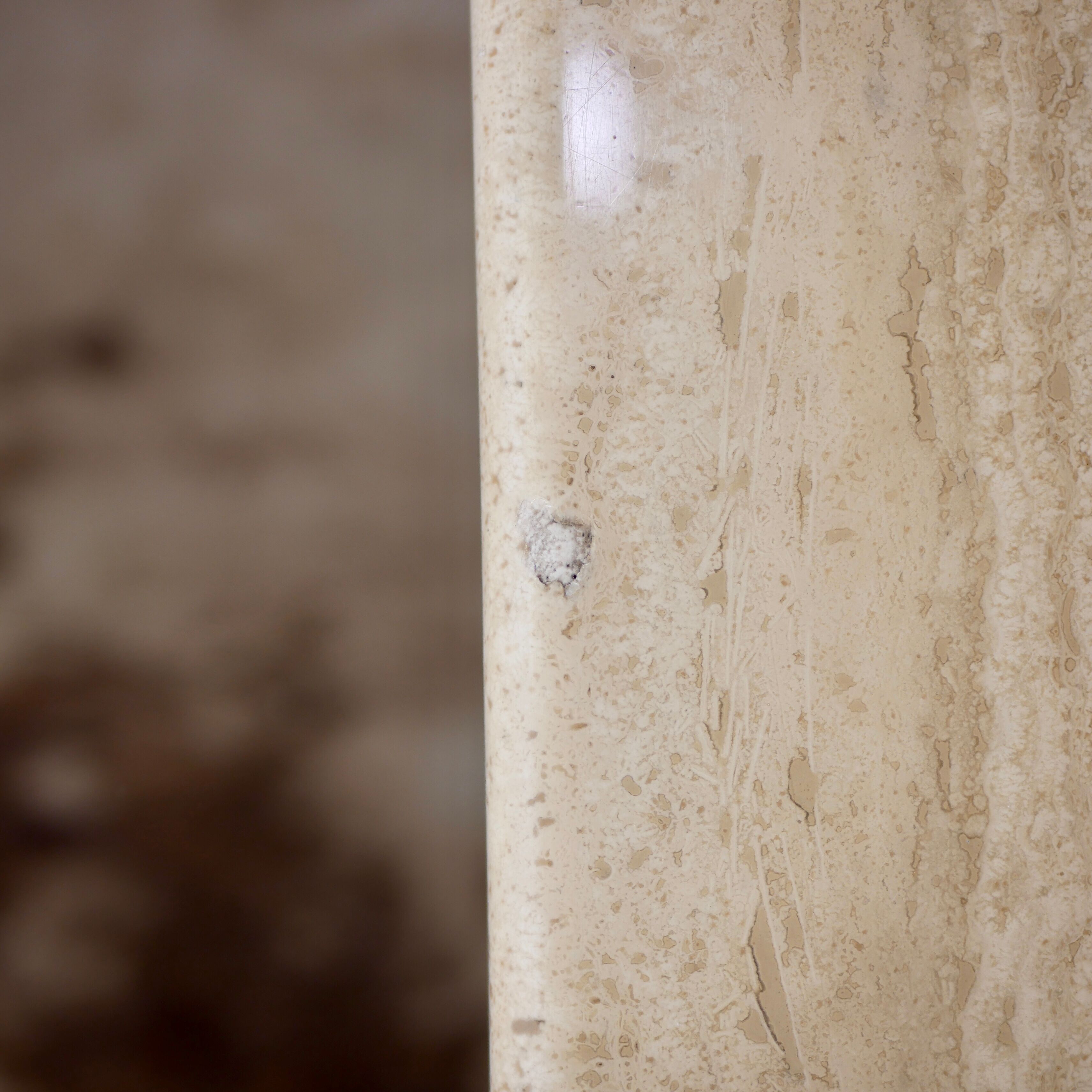 Travertine coffee table from the 70s