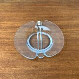 Vintage Danish glass bowl by Holmegaard, 1970s.