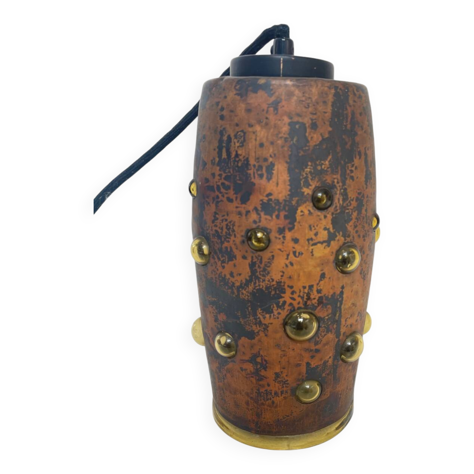 Glass pendant light – André Nanny, 1970