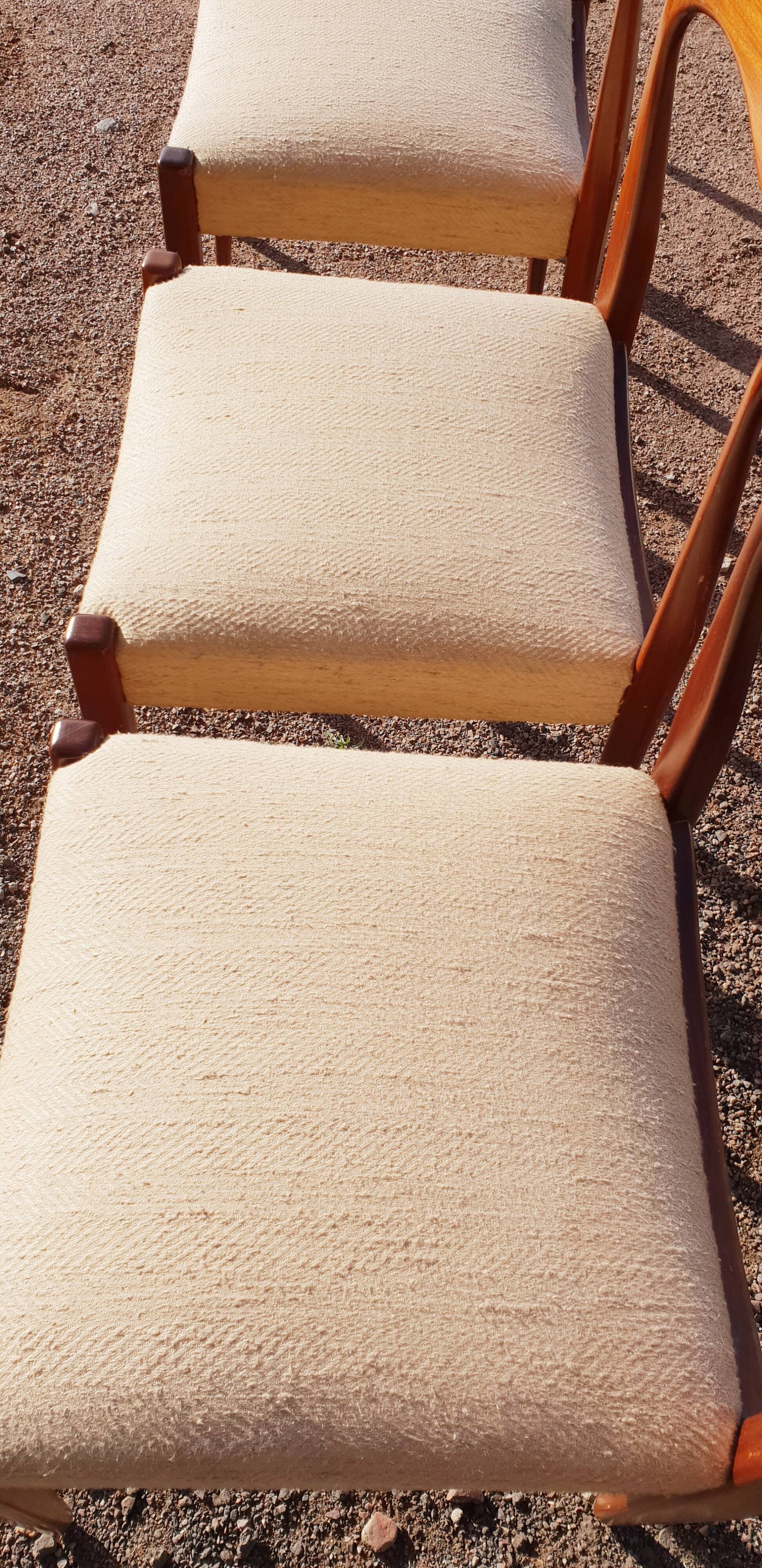 Set de 4 chaises scandinave vintage