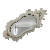 Farnesiana Mirror by Carlo Corvi in ceramic Italy 1950