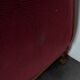 Louis XV style daybed in red velvet