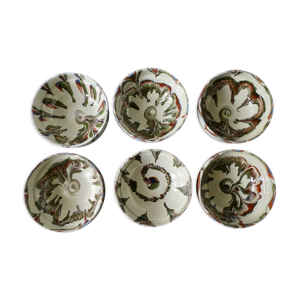 Set de 6 coupes en terre