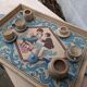 Old wooden dinette