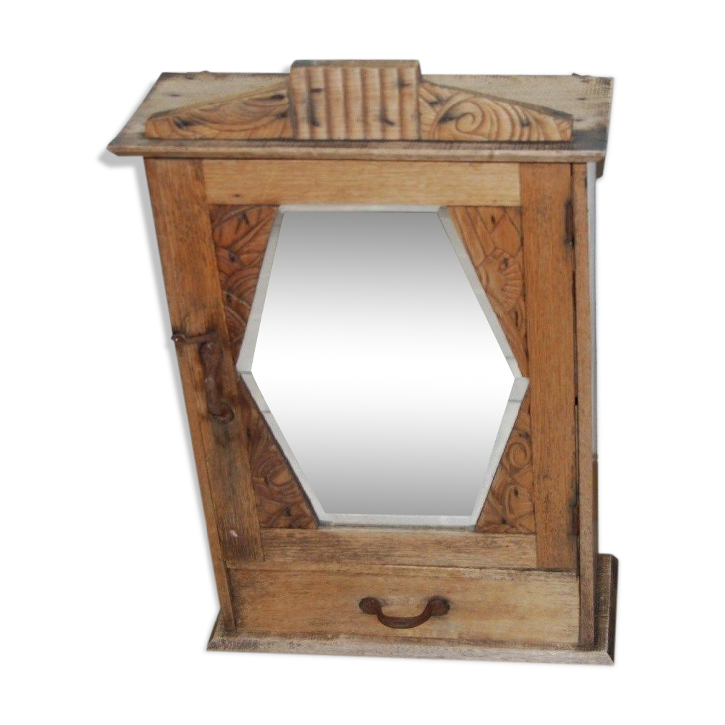 Bathroom wooden cabinet