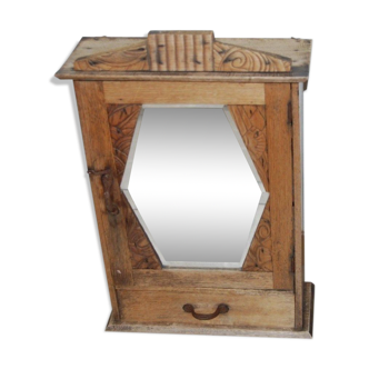 Bathroom wooden cabinet