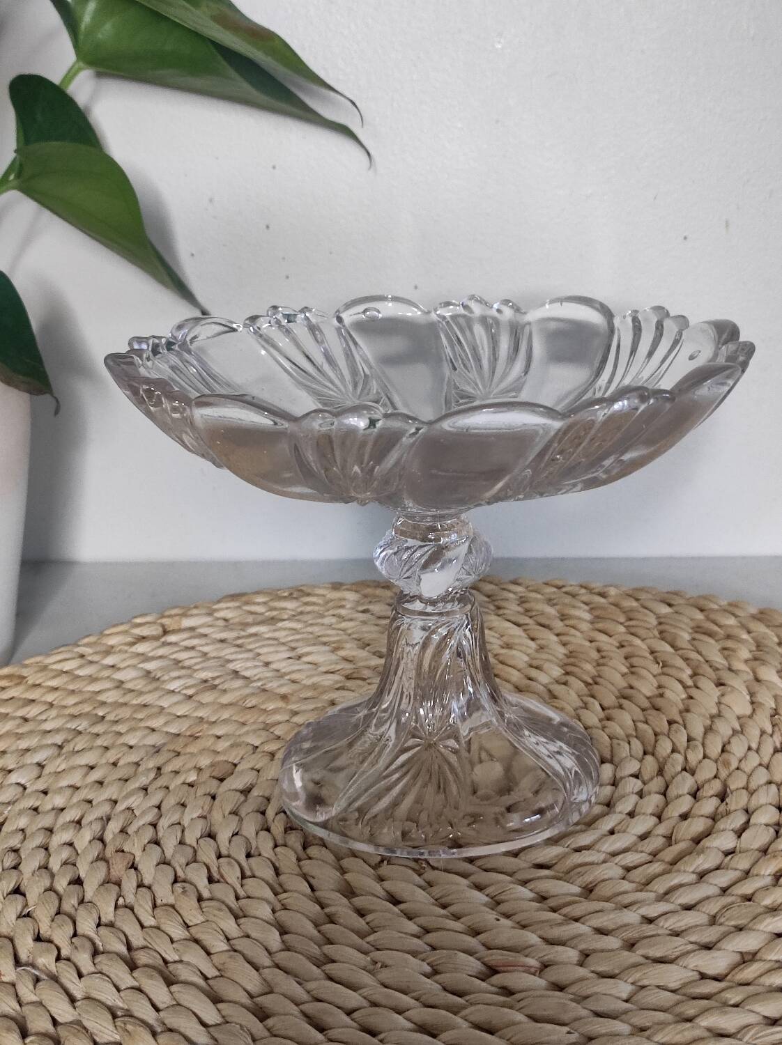 Old glass cup