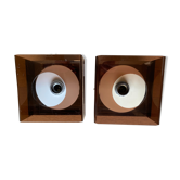 Pair of "Disco" sconces by Jocelyne Trocmé for Oxar, France 1970