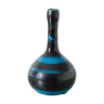 Vase in blue and black earthenware 'Gambone'