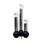 Minimalistic Chrome Targetti Sankey Table light, Italy 1970s
