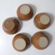 5 vintage stoneware bowls